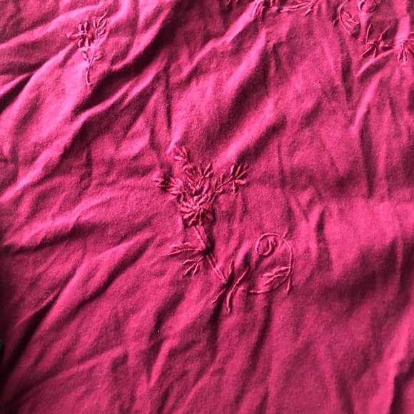 Chaus sport large cotton pink short sleeve top - Picture 3 of 5